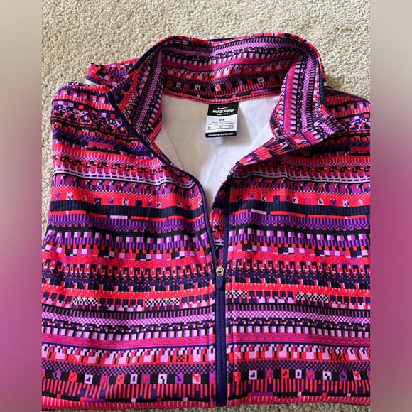 Nike Pro Dri-Fit XL Aztec 1/4 Zip - Picture 3 of 7